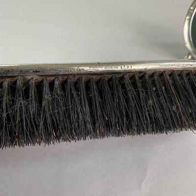 D27 Antique Sterling Silver Brush & Picture Frame