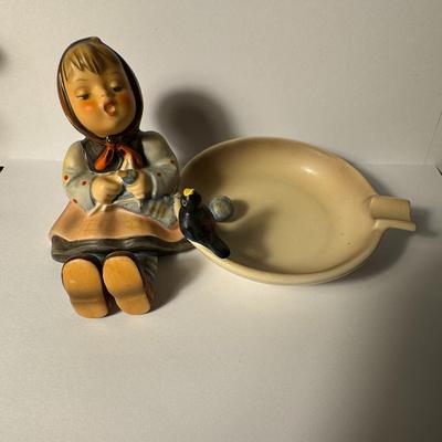 HUMMEL ashtray LOL , " Happy Pastime" West Germany