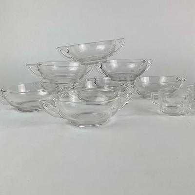 K43 Arcorco Espresso Shot Glasses with Cream Soup Bowls