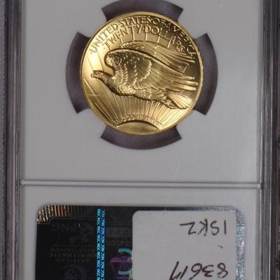 2009 $20 Ultra High Relief Gold Double Eagle – NGC MS70 | St. Gaudens Label