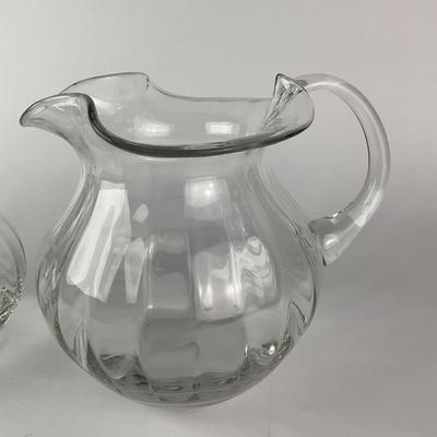 K50 Pair of Glass Pitchers