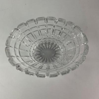 K52 Set of 3 Crystal Cut Oval Bowls