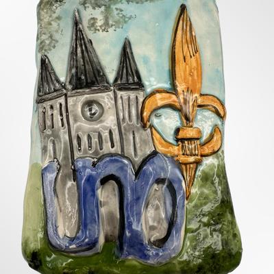 Hand-Painted New Orleans Wall Plaques (Set of 4)