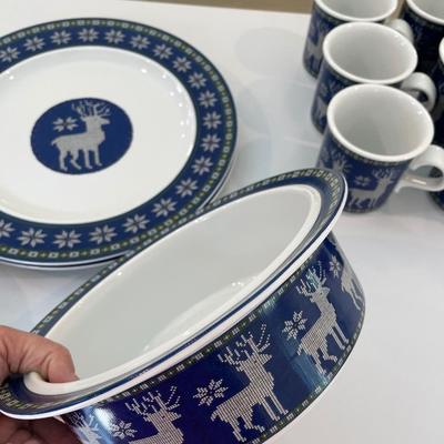 Dansk Snowfall Set 15 Pieces