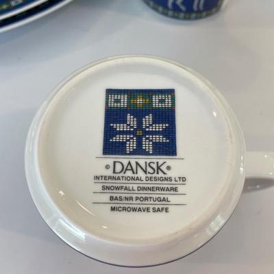 Dansk Snowfall Set 15 Pieces