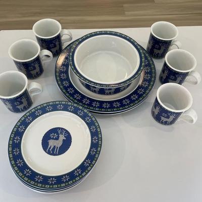 Dansk Snowfall Set 15 Pieces