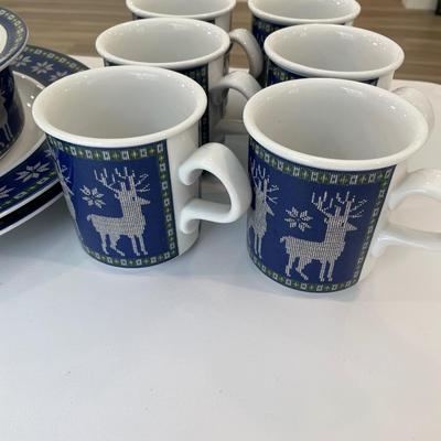 Dansk Snowfall Set 15 Pieces