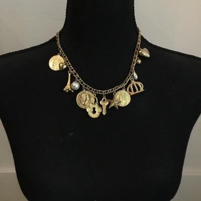Cute vintage charm necklace