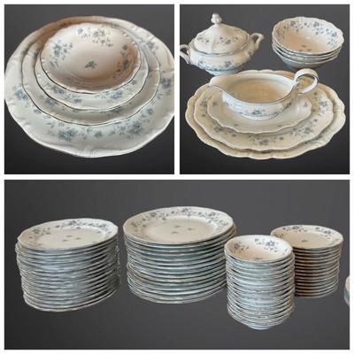 Johann Haviland “Blue Garland” Fine China Dinnerware Set – Bavaria Germany