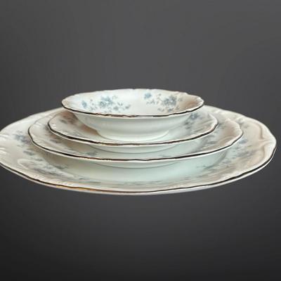 Johann Haviland “Blue Garland” Fine China Dinnerware Set – Bavaria Germany