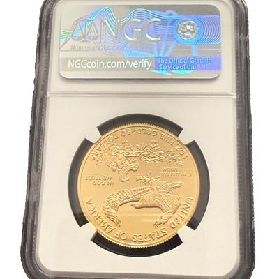 2011-W $50 Gold Eagle – NGC PF70 Ultra Cameo | 1 oz Proof | Perfect Grade | U.S. Mint
