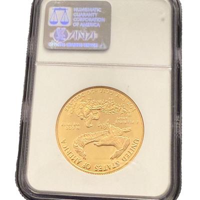US 1990 W Gold 1 oz $50 NGC PF70UC Proof Gold Eagle