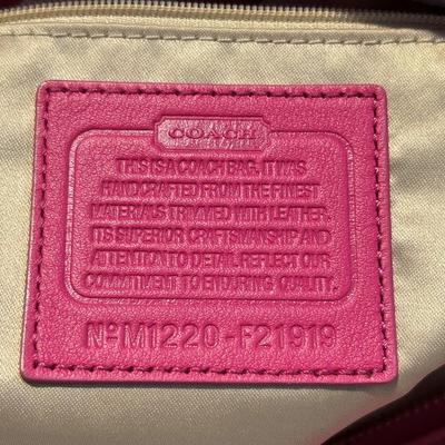 Lot 1: Coach Alexandra Purse - Pink