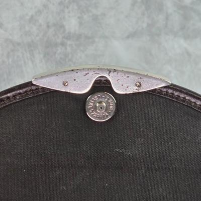 Lot 22: Brighton Bucket - Black & Brown Croc Print - All Leather Crossbody bag