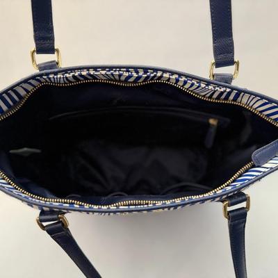 Vera Bradley -Tote Shoulder Bag - Ella Wavy Stripe