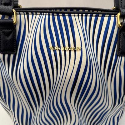 Vera Bradley -Tote Shoulder Bag - Ella Wavy Stripe