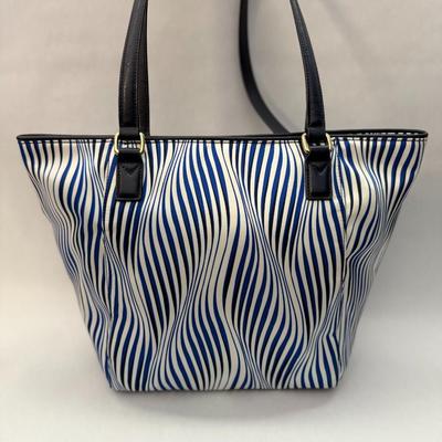 Vera Bradley -Tote Shoulder Bag - Ella Wavy Stripe