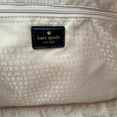 Kate Spade Black Patent Leather Ostrich Purse