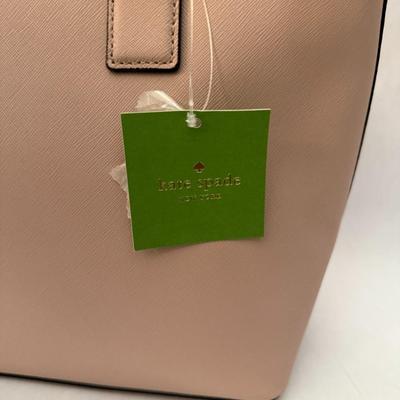 Kate Spade - Dana Saffiano Tote laptop Large Bag Pink Rose Smoke