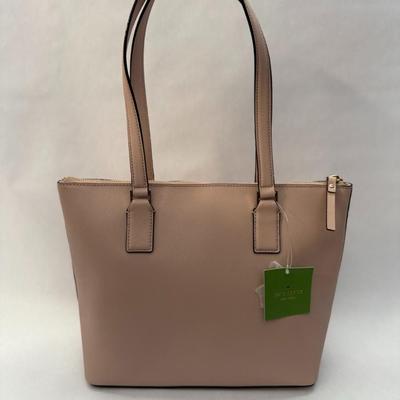 Kate Spade - Dana Saffiano Tote laptop Large Bag Pink Rose Smoke