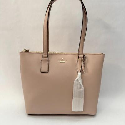 Kate Spade - Dana Saffiano Tote laptop Large Bag Pink Rose Smoke