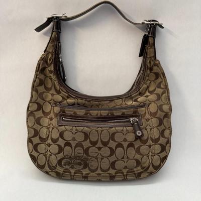 Coach Signature Hobo Bag - With Wallet & Coin Purse