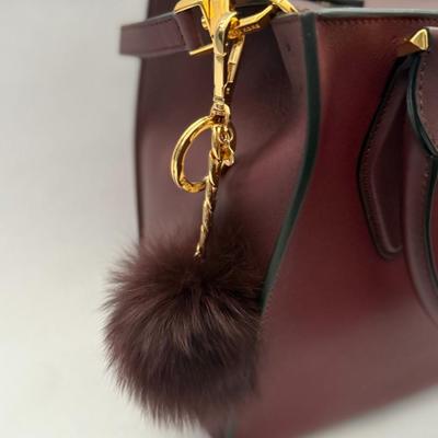 Michael Kors Collection - Medium Gracie Burgundy Leather Tote Purse (with Wallet)