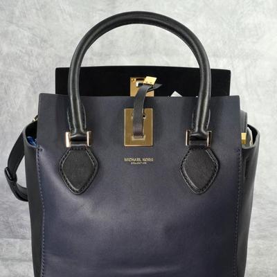 Lot 39: Michael Kors Collection - Miranda Tote Bag - Navy & Black