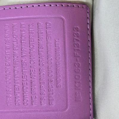Lot 40: Coach Soho Pleated Lilac Leather Satchel Bag - Pink