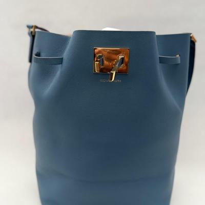 Michael Kors Collection - Leather Bucket Bag - Blue