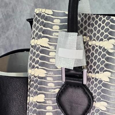 Lot 47: Michael Kors Collection - Miranda Snake Skin Tote