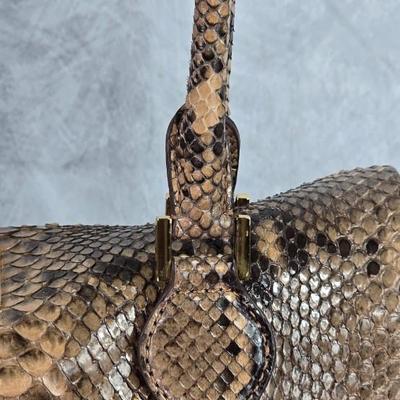 Lot 48: Michael Kors Collection - Large Miranda Python Tote