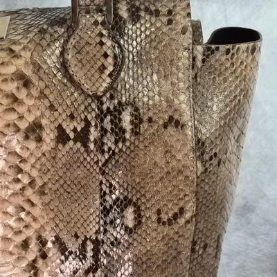 Lot 48: Michael Kors Collection - Large Miranda Python Tote