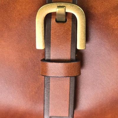 Lot 49: Michael Kors Collection - 2015 Runway Edition - Brown Leather Saddle Bag
