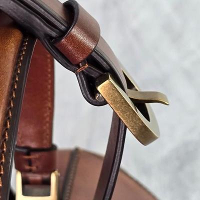 Lot 49: Michael Kors Collection - 2015 Runway Edition - Brown Leather Saddle Bag