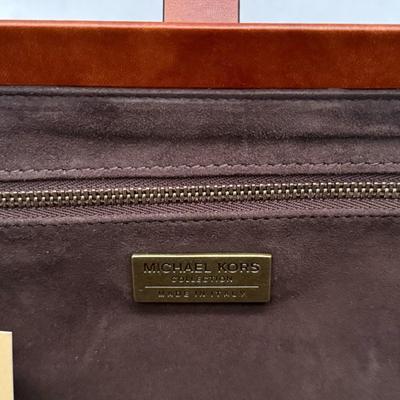 Michael Kors Collection - 2015 Runway Edition - Brown Leather Saddle Bag