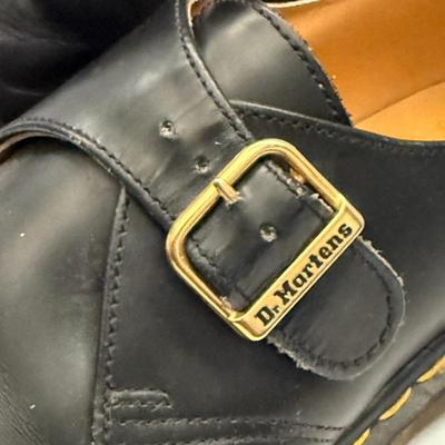Dr. Martens - Size 6 W Leather Buckle Shoes