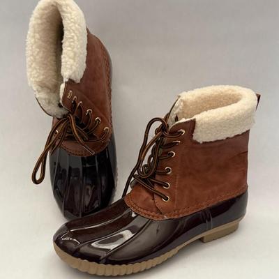 Yoki Fur Inlaid Boots - 8.5 Womens