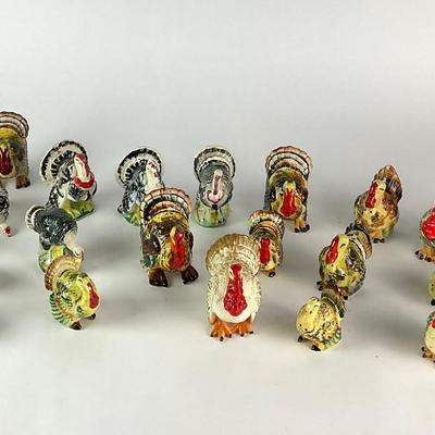 064 Assorted Turkey Salt And Pepper Shakers