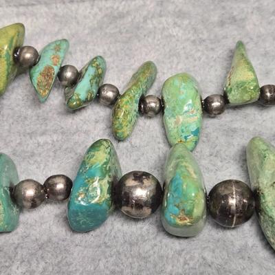 Lot 4: Genuine Turquoise Stone Necklace