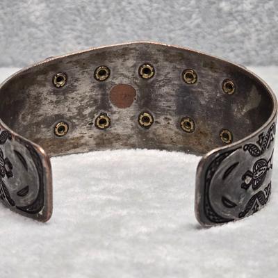 Lot 35: Native American Fashion Bracelet with Stones