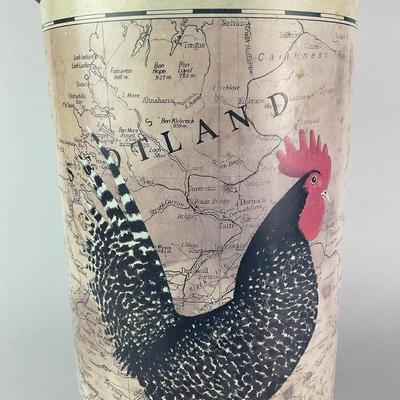 068 Scotland Grey Rooster Umbrella Holder