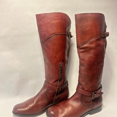 Size 8.5 Womens Leather Riding Boots