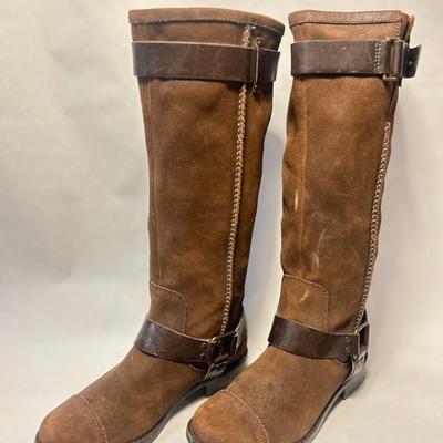 Size 8.5 Womens Suede Riding Boots