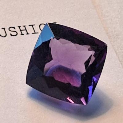 IGI CERTIFIED LAB GROWN AMETHYST 6.27 ct