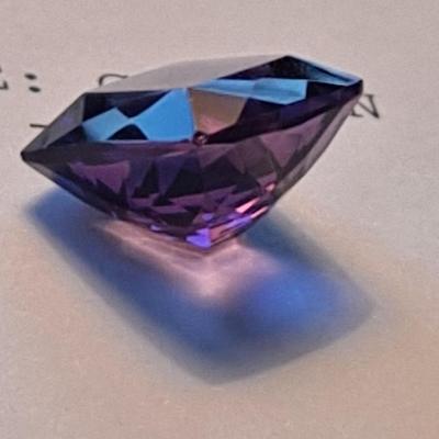 IGI CERTIFIED LAB GROWN AMETHYST 6.27 ct