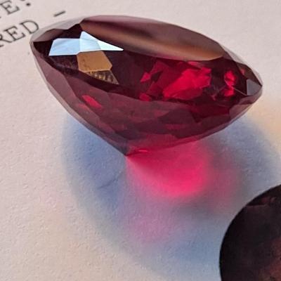 IGI CERTIFIED LAB GROWN RUBY 48.30 CTS