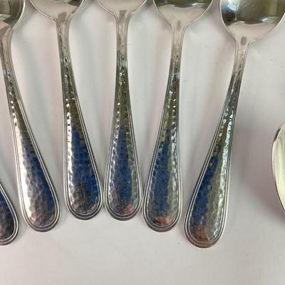 K86 Reed & Barton 50pc "Dorado" Stainless Flatware Set