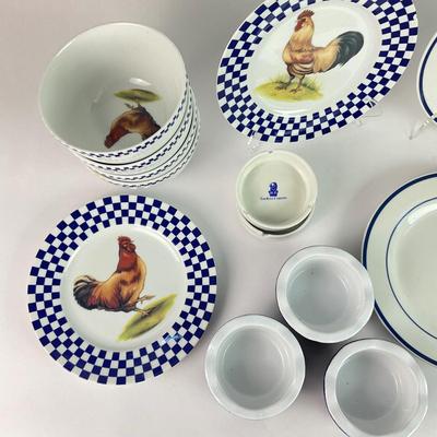 K88 Blue & White Dish Lot