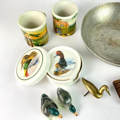 K93 Large Lot of Duck Kitchen Serving Items & Dishes